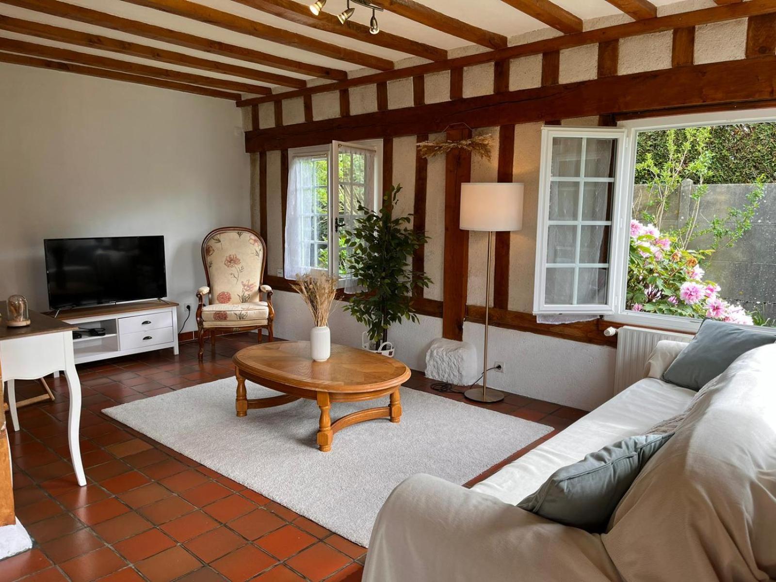 Maison 110 M² Cosy Au Calme Avec Jardin De 1000 M² Pont-Audemer Bagian luar foto